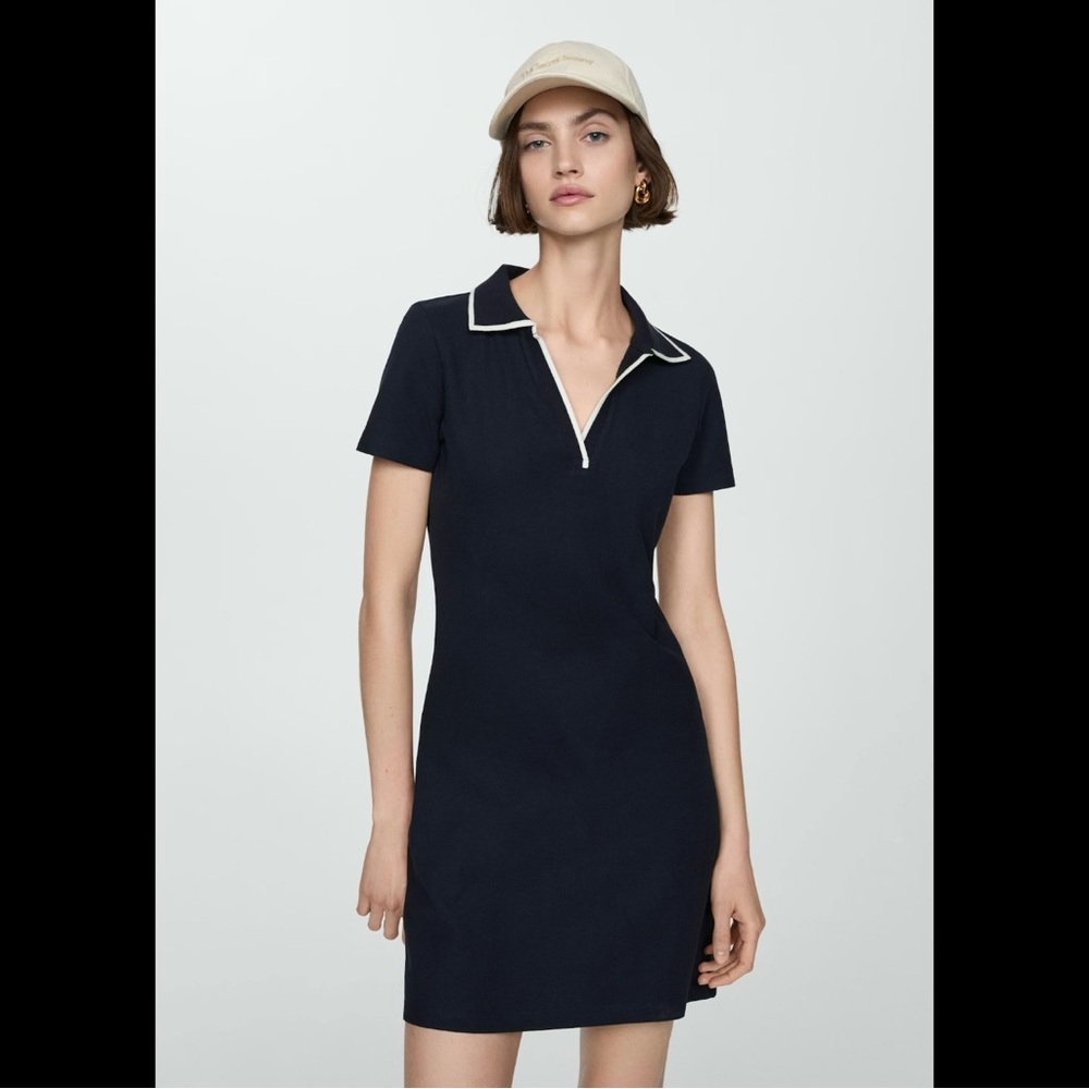 Mango polo neck dress
